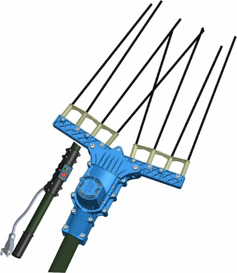 Oliveto Olive Harvester Battery 400W Type Rake with Rod 3.4m and Weight 2.2kg