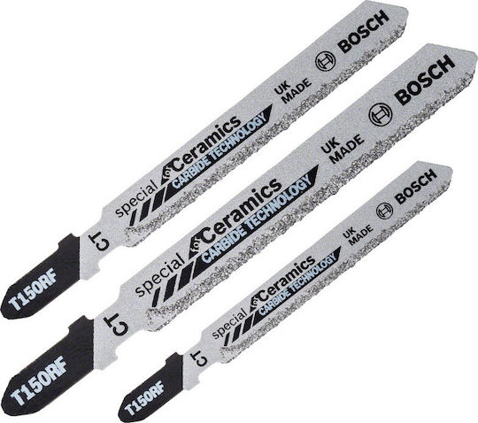 Bosch T150RF Jig Saw Blade for Glass and Ceramic 83mm Special for Ceramics 3pcs 2608633105