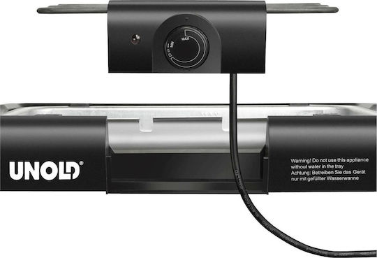 Unold Mit Beinen Elektrogrill Grill 2000W mit einstellbarem Thermostat 34cmx24cmcm