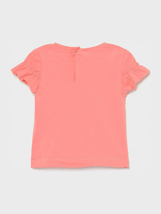 Mayoral Kids Blouse Short Sleeve Orange