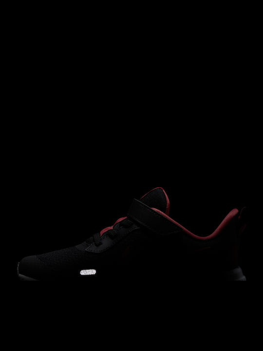 Revolution Revolution 5 Kids Sports Shoes Running with Hoop & Loop Closure Black / University Red / White