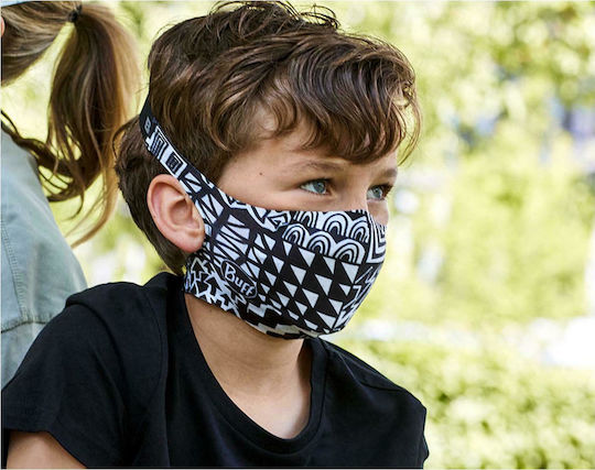Buff Bawe Μάσκα Προστασίας Υφασμάτινη για Παιδιά Μαύρη 126645.999 1τμχ
