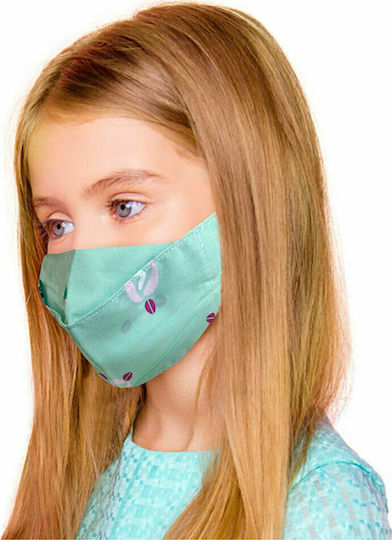 Vita Orthopaedics Children's Fabric Face Mask Protective Mask Fabric Kids Turquoise 1pcs