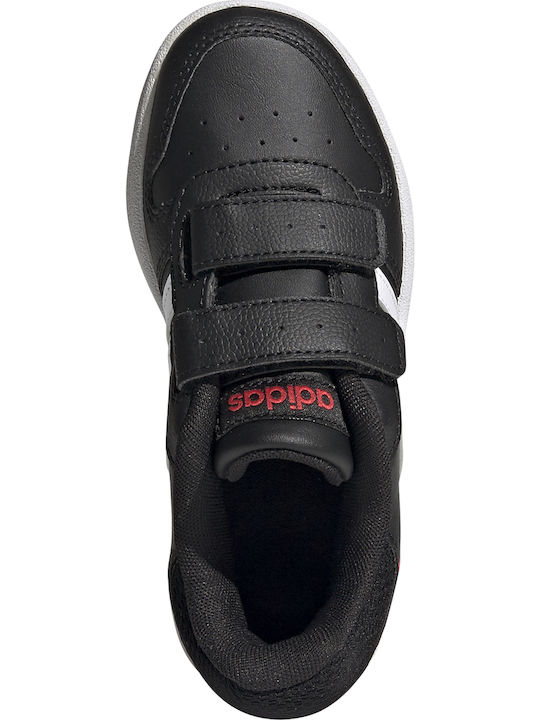 Hoops 2 Kinder Sneakers mit Klettverschluss Schwarz