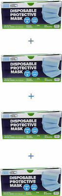 Larisa Face Cover Disposable Surgical Mask Type II Light Blue 200pcs