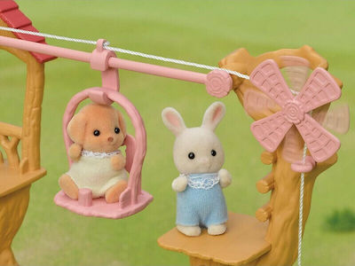 Epoch Toys Jucărie Miniatură Baby Ropeway Park Familii Sylvanian pentru 3+ Ani 20cm.