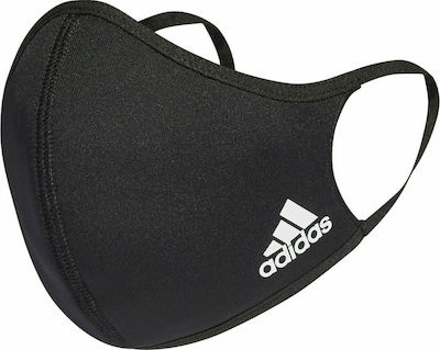 Adidas Face Covers M/L Mască de protecție Țesătură M/L Negru H08837 3buc