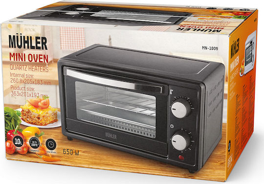 Muhler Electric Countertop Oven 10lt without Burners