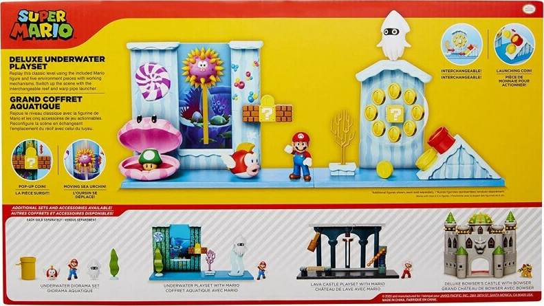 Jakks Pacific Nintendoスーパーマリオデラックス Jakks Pacific Super Mario Deluxe Set De Joacă Subacvatic Pentru