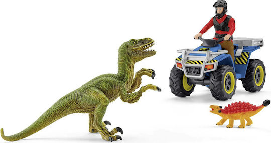Schleich-S Quad Escape From Velociraptor για 4+ Ετών