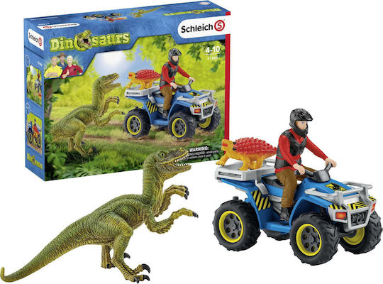 Schleich-S Quad Escape From Velociraptor για 4+ Ετών