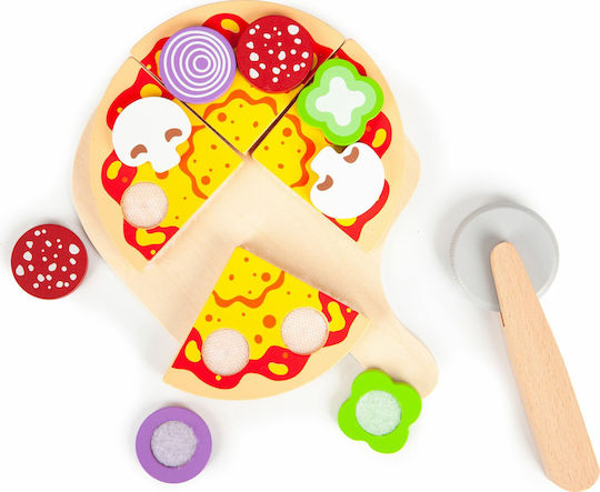 Ecotoys Φούρνος Πίτσας από Ξύλο για 3+ Ετών 7τμχ