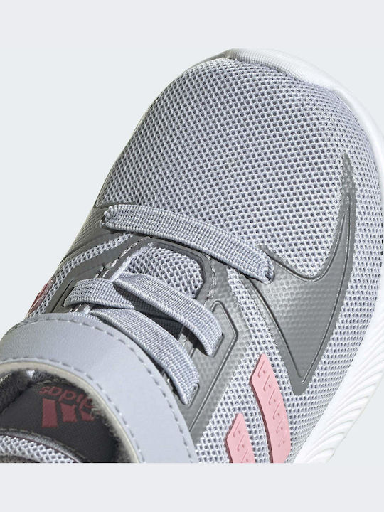 Runfalcon 2.0 I Αθλητικά Παιδικά Παπούτσια Running με Σκρατς Halo Silver / Super Pop / Grey Three