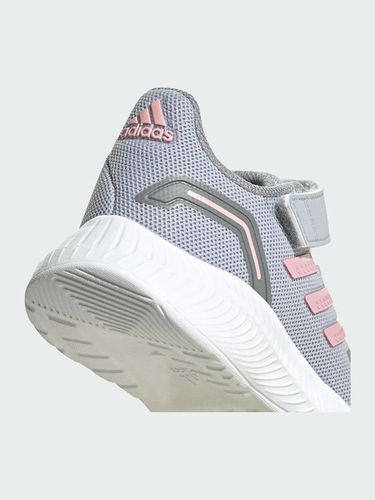 Runfalcon 2.0 I Αθλητικά Παιδικά Παπούτσια Running με Σκρατς Halo Silver / Super Pop / Grey Three