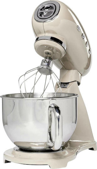 Smeg Κουζινομηχανή 800W με Ανοξείδωτο Κάδο 4.8lt