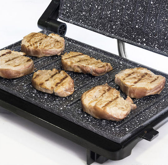 Cecotec Rock’Ngrill 750 Full Open Τοστιέρα Γκριλιέρα 750W Μαύρη