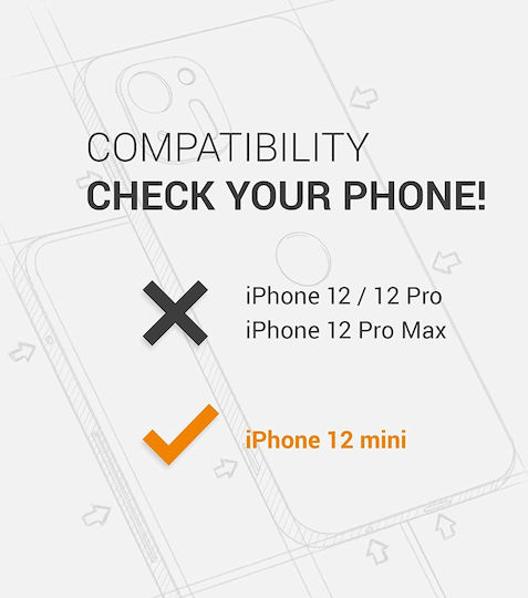 KWmobile Soft Flexible Rubber Back Cover Σιλικόνης Ροζ (iPhone 12 mini)