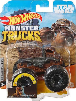 Hot Wheels Car Monster Truck Star Wars Chewbacca Die-Cast for 3++ Years