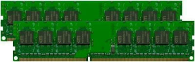 Mushkin Essentials 4GB DDR3 RAM με 2 Modules (2x2GB) και Ταχύτητα 1066 για Desktop