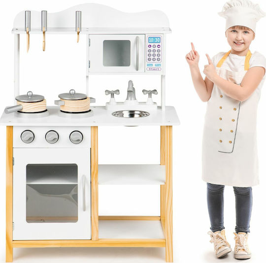 Ecotoys Kinderküche aus Holz für 3+ Jahre 85 cm