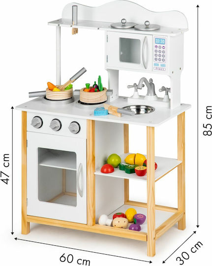 Ecotoys Kinderküche aus Holz für 3+ Jahre 85 cm