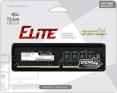 TeamGroup Elite 16GB DDR4 RAM με Ταχύτητα 2666 για Desktop