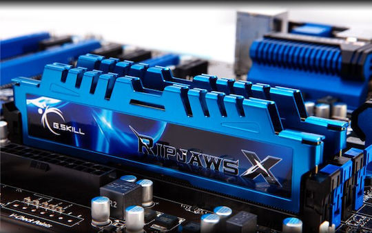 G.Skill RipjawsX 16GB DDR3 RAM mit 2 Modulen (2x8GB) und Geschwindigkeit 2400 für Schreibtisch