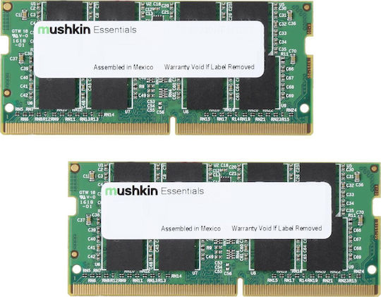 Mushkin Essentials 16GB DDR4 RAM with 2 Modules (2x8GB) and 2400 Speed for Laptop