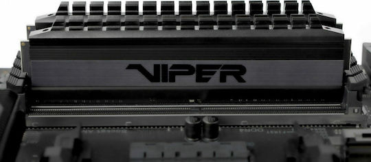 Patriot Viper 4 Blackout 32GB DDR4 RAM with 2 Modules (2x16GB) and 3600 Speed for Desktop