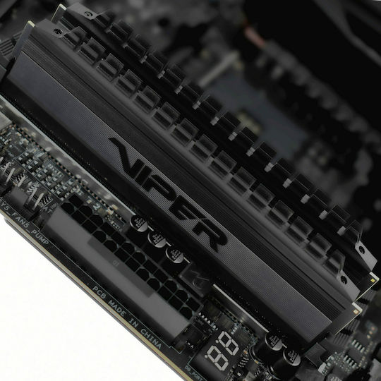 Patriot Viper 4 Blackout 32GB DDR4 RAM with 2 Modules (2x16GB) and 3600 Speed for Desktop