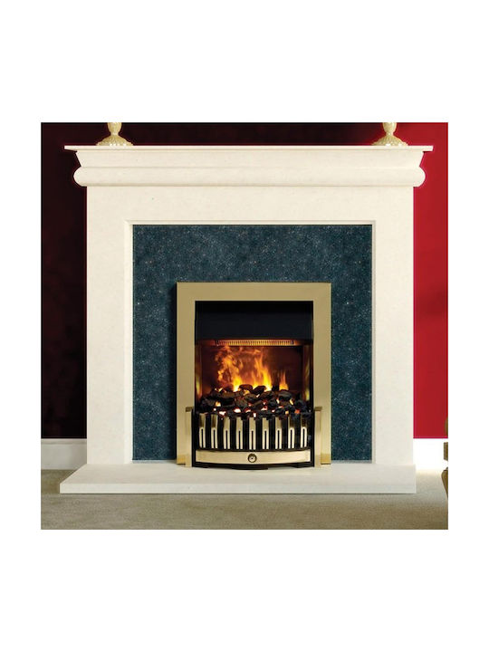 Dimplex Danville Brass Επιδαπέδιο Ηλεκτρικό Τζάκι 2000W 66x68cm Μπρούτζινο