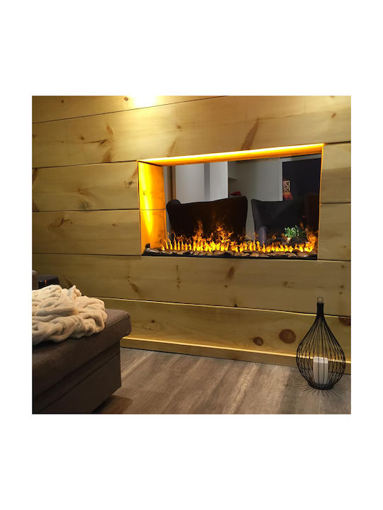 Dimplex Cassette 500 R Επιδαπέδιο Ηλεκτρικό Τζάκι 220W 50.8x30.5cm Μαύρο