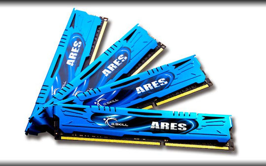 G.Skill Ares DDR3 32GB RAM with 4x8GB Modules and Speed 2400 for Desktop