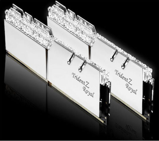 G.Skill Trident Z Royal DDR4 16GB RAM με 2x8GB Modules και Ταχύτητα 4266 για Desktop