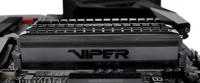 Patriot Viper 4 Blackout 64GB DDR4 RAM με 2 Modules (2x32GB) και Ταχύτητα 3600 για Desktop