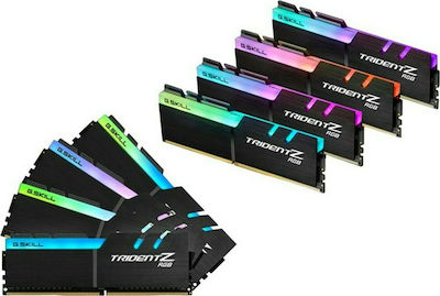 G.Skill Trident Z RGB 64GB DDR4 RAM με 8 Modules (8x8GB) και Ταχύτητα 4000 για Desktop