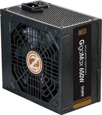 Zalman GigaMax ZM650-GVII 650W Μαύρο Τροφοδοτικό Υπολογιστή Full Wired 80 Plus Bronze