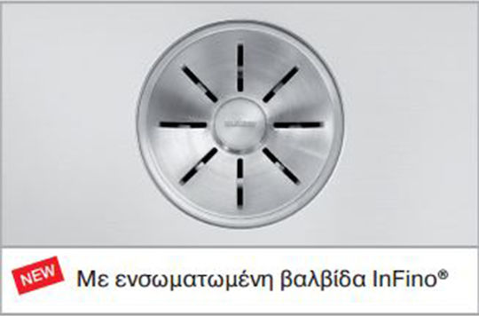 Blanco Zerox 700-U InFino Υποκαθήμενος Νεροχύτης Inox Σατινέ Μ74xΠ44cm Ασημί