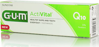 GUM 6050 Activital Q10 Toothpaste for Plaque Removal 75ml