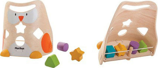 Plan Toys Formensortierspiel Sortiereule aus Holz für 12++ Monate