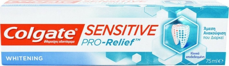 Colgate Sensitive Pro Relief Whitening 75ml Skroutz Gr