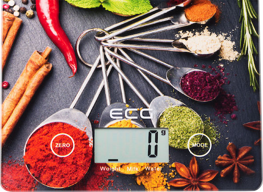 ECG KV 117 Slim Ψηφιακή Ζυγαριά Κουζίνας έως 5kg Chilli