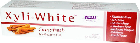 Now Foods Xyli White Toothpaste Fluoride Free 181ml