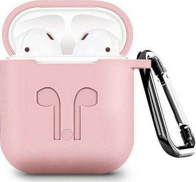 Set cu cârlig în culoarea Roz pentru Apple AirPods 1 / AirPods 2