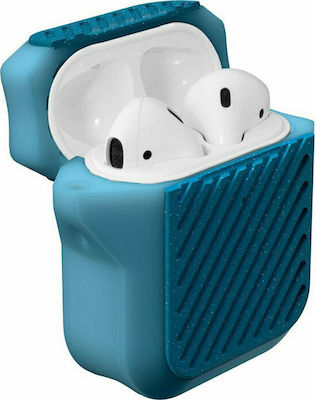 Laut Capsule Impkt Hülle Kunststoff mit Haken in Blau Farbe für Apple AirPods 1 / AirPods 2