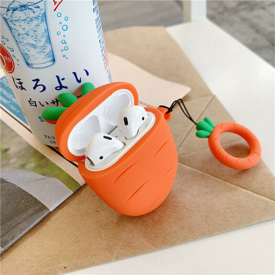 Lykl Калъф Силиконов Оранжев за Apple AirPods