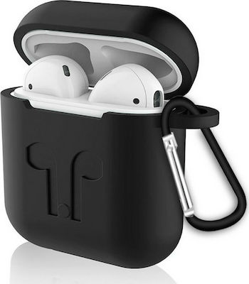 Set with Hook in Black color for Apple AirPods 1 / AirPods 2