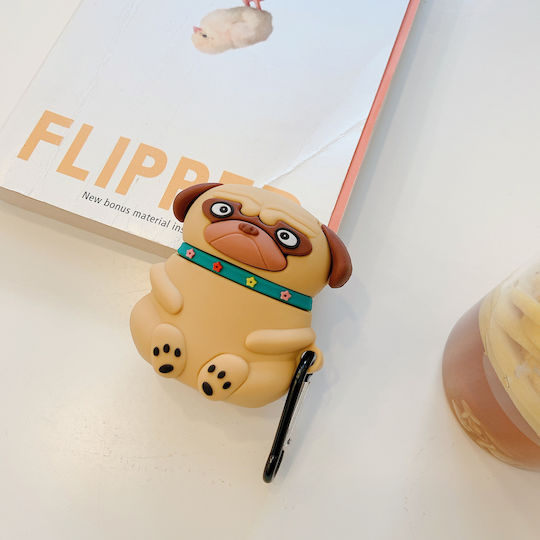 Lykl Silicone Case Silicone Case with Keychain Brown for Apple AirPods Pro