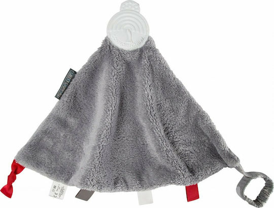 Cheeky Chompers Babytuch Kuscheltuch mit Beißring Gray