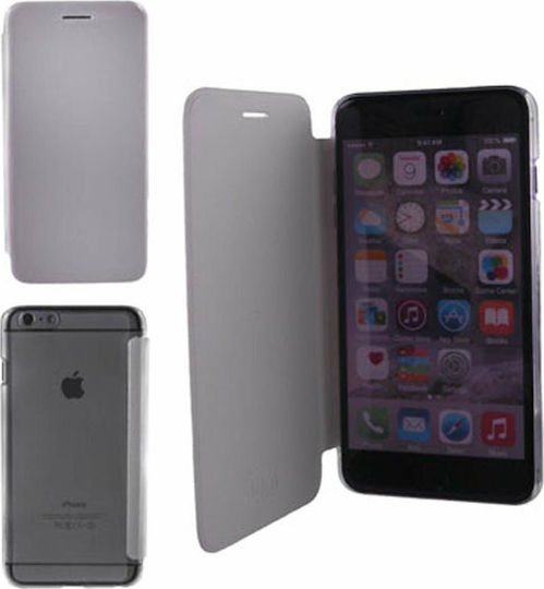 Idol 1991 Face-Book Piele artificială Alb (iPhone 5/5s/SE)